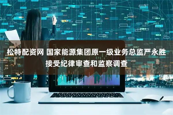 松特配资网 国家能源集团原一级业务总监严永胜接受纪律审查和监察调查