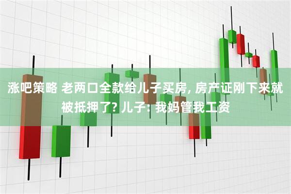 涨吧策略 老两口全款给儿子买房, 房产证刚下来就被抵押了? 儿子: 我妈管我工资