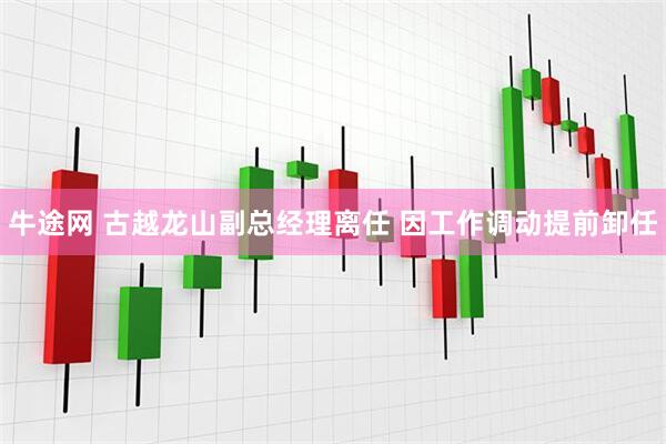 牛途网 古越龙山副总经理离任 因工作调动提前卸任