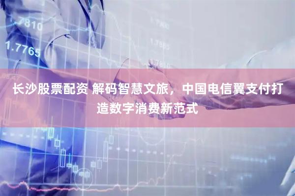 长沙股票配资 解码智慧文旅，中国电信翼支付打造数字消费新范式